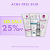 Acne free skin