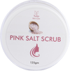 Pink salt scrub